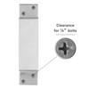 National Hardware N100-743 Closed Bar Holder For Use With 2x4