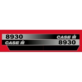Oracal 3551RA CASE IH Tractor 8910 8920 8930 8940 or 8950 Hood & Cab Decal stripe Set . - 8930