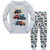 QHKEPW Boys Pyjamas Monster Truck 3-4 Years Pjs Sets Kids