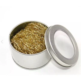 Mr. Gadget Solutions Soldering Tip Cleaner Cleaning Ball Brass and Base No Water Needed