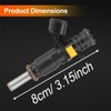 TOTMOX Car Injector Replacement 4pcs 2 Pin Injector Injector Compatible
