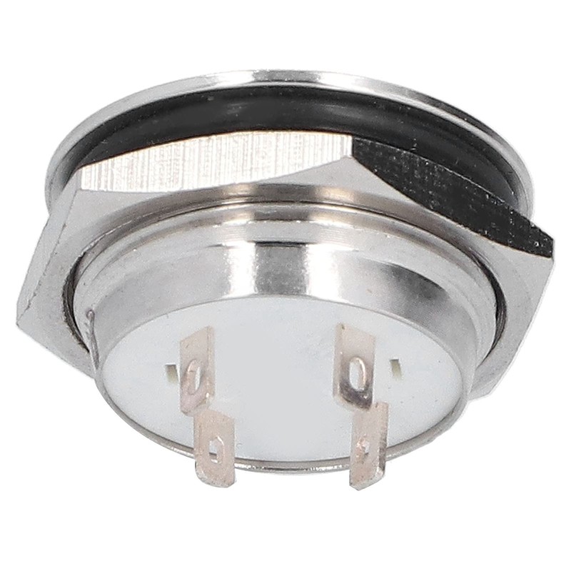 Pack of 5 Metal Push Button Switches with LED, Mini