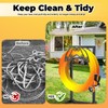 DAYSUP Garden Hose Holder, 4 Spikes Freestanding Water Hose Holder