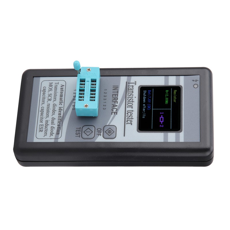 M328 Multifunctional LCD Display Digital Transistor Tester 0.5Ω - 50MΩ