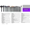SHANY Pro Set de 24 brochas hechas a mano con