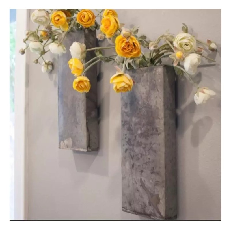 Magnolia Home Wall Vases Magnolia Home Joanna Gaines Galvanized zinc