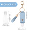 Grevosea 2Pcs Hand Sanitizer Holder, 30ml Portable Leather Hand Sanitizer