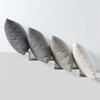 Topfinel 45 45 Gray 4 Pcs Set Corduroy Gradient Cushion