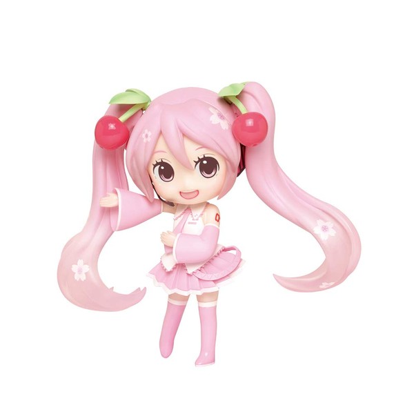 Taito 5.5" Sakura Miku Doll Crystal Action Figure