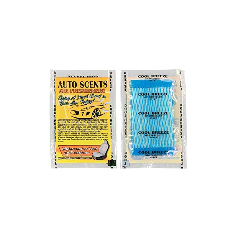 Individually Wrapped - Professional Car Air Freshener Pads - Remove