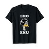 Emo Emu T-Shirt Funny Metal Gothic Emu Bird T-Shirt