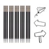 Littleboyn 15 x Erasable Refills, Black, Compatible with Legami, Easy