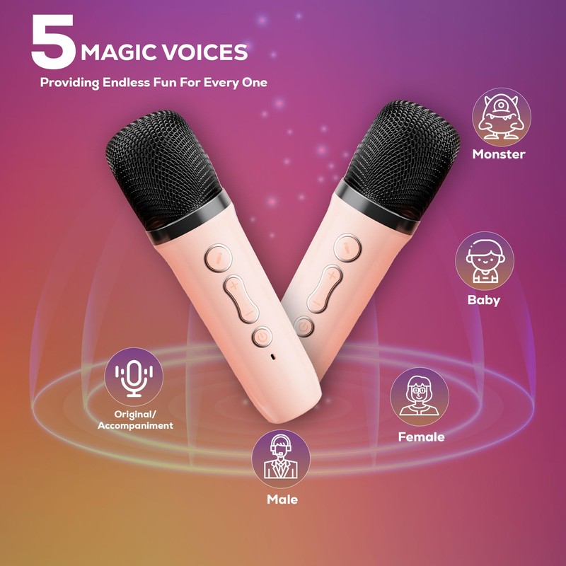KTV Machine for Kids， High Sound Quality with Easy Connectivity