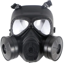 Sutekus Tactical M04 Gas Mask Type Full Face Goggles with Anti-Fog Fan (Fan 2 pcs) without Filter Function