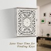 AHUONEL Wooden Key Holder for Wall, Key Box Key Cabinet,