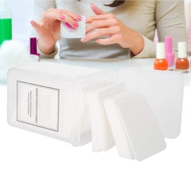 Almohadilla de algodón para uñas, 200Pcs / Set Almohadillas para quitar esmalte de manicura sin pelusa Toallitas para quitar esmalte de uñas Limpiar Toallitas para quitar las uñas de algodón Suave P