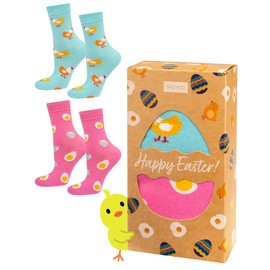 soxo Easter Gifts for Women Socks Men Funny Gift for Men 2 Sizes 1-5 Pairs, Easter Women's 2 Pairs