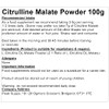 Citrulline Malate Powder 100g | Pure | 2 to 1