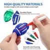 Amzlysdok 8 Pack Golf Ball Line Marker Tool,Golf Ball Stencil