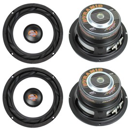 Pyramid WX65X 6.5" 1200W Car Audio Subwoofers Subs Power Woofers 4 Ohm