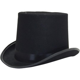 [DF Gallery] Top Hat, Hat, Fancy Dress Goods, Cosplay Costume (Black, 54cm)