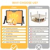 Chicken Coop Heater, 180 W Efficient Dual-Heating Chicken Heater Built-in