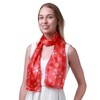 Basic Sense Christmas Scarf Silky Satin Neck Scarves, Snowflake -