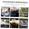 Gatuida 1pair Auto Audio Speaker Column Bracket Gasket Lightweight Washer