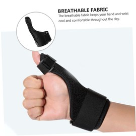 Healvian Finger Joint Protective Gear Wrist Brace Thumb Splint Adjustable Soft Fit for Daily Use