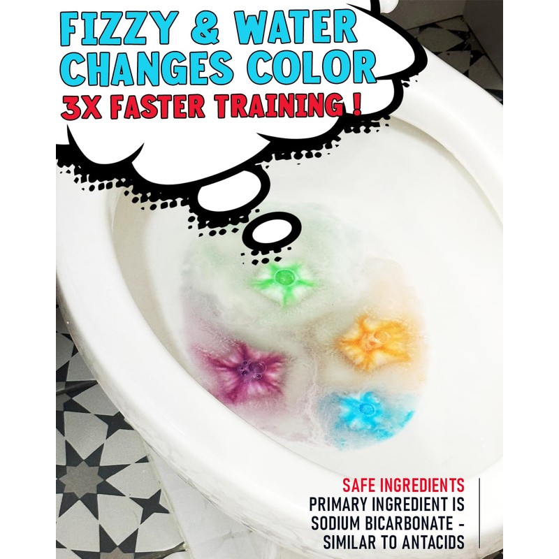 FIZZY STARS Potty Training - New Bubbling Coloring Changing Targets