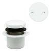 Westbrass D93-2-50 1-1/2" Tip-Toe Bathtub Drain Plug Trim Set with