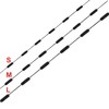 Outus 1200 Pcs Fishing Bobber Stopper Fishing Rubber Bobber Beads
