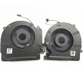 Fleshy Leaf New CPU+GPU Cooling Fan Replacement for HP Omen 15-EN 15-EK 15-EK0023DX 15-EK0020CA 15-EK0013DX 15-EK0008CA TPN-Q236 TPN-Q238 ND8CC02-19J23 M04215-001 ND8CC02-19J22 M04216-001 12V