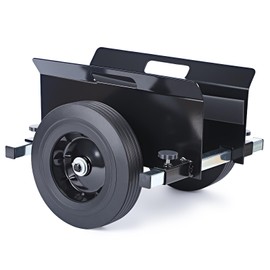 Heavy Duty Panel Dolly 1100LBS Capacity Door Cart with 10" Solid Rubber Wheels,Adjustable Clamp Panel Cart with Handle, All Terrain Slab Dolly for Drywall Sheet Heavy Material-Black
