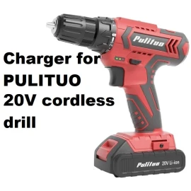 coming data ac adapter battery Charger for PULITUO 20V cordless drill tool