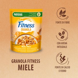 FITNESS Granola Miele con Avena e Cereali Integrali 300g