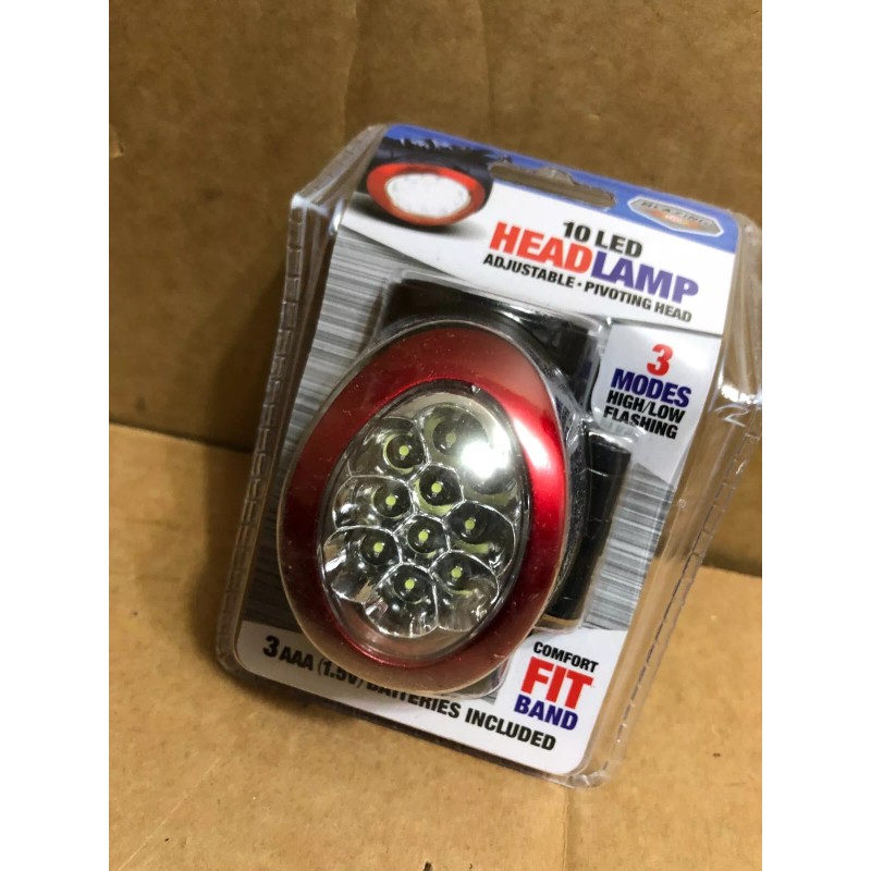 Blazing LED 3x LOT Blazing LED headlamp 3 MODES COMFORT