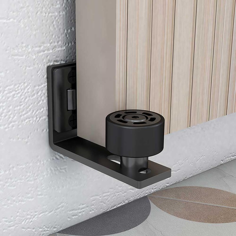 QINAIXQM Sliding Barn Door Adjustable Floor Guide Wall/Door Bottom Guide