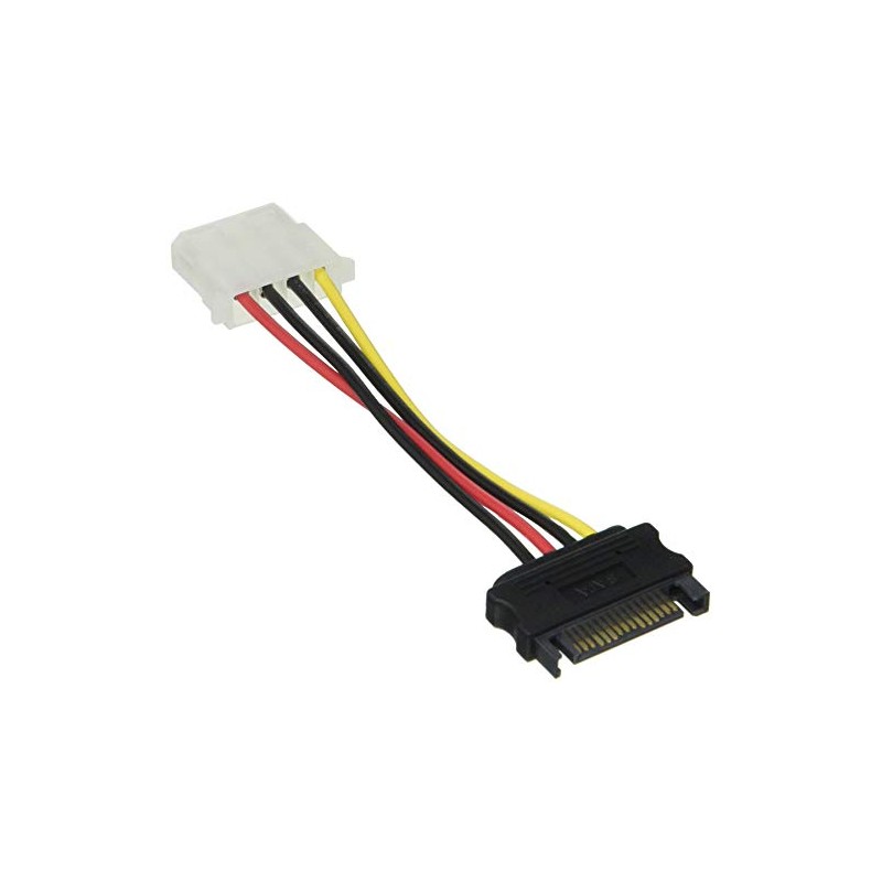 DeLOCK 60115 - Powercable SATA 15pin -> - Molex 4pin