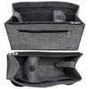 DuneDesign Handbag Organiser Felt Bag Insert Inner Pocket Grey, Grey