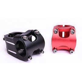 Aluminium BMX bike stem, stem 31.8 mm x 40 mm (1 1/8 inches) bike handlebar stem, red