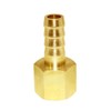 Joywayus Brass Hose Barb Fitting,1/4" Barb x 1/4" NPT Female