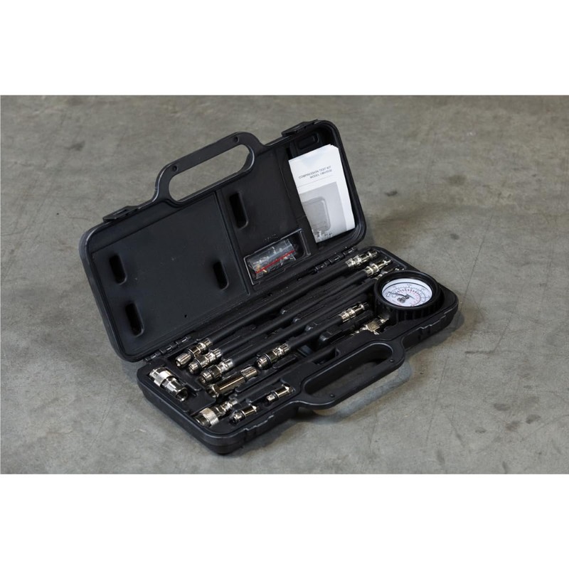 Mityvac MV5530 Engine Compression Test Kit, Manual Pressure Release, 2-3/4
