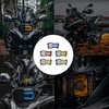 5Pcs R1200GS Headlight Protector Motorcycle Guard Grille Cover Light Bracket