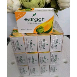 Original 12 pcs Extract Papaya Original Whitening Herbal Soap 12 x 125g
