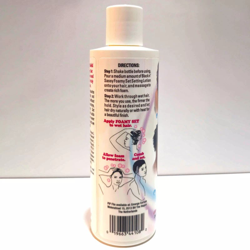 Black n' Sassy - Foamy Set Setting Lotion Firm Hold