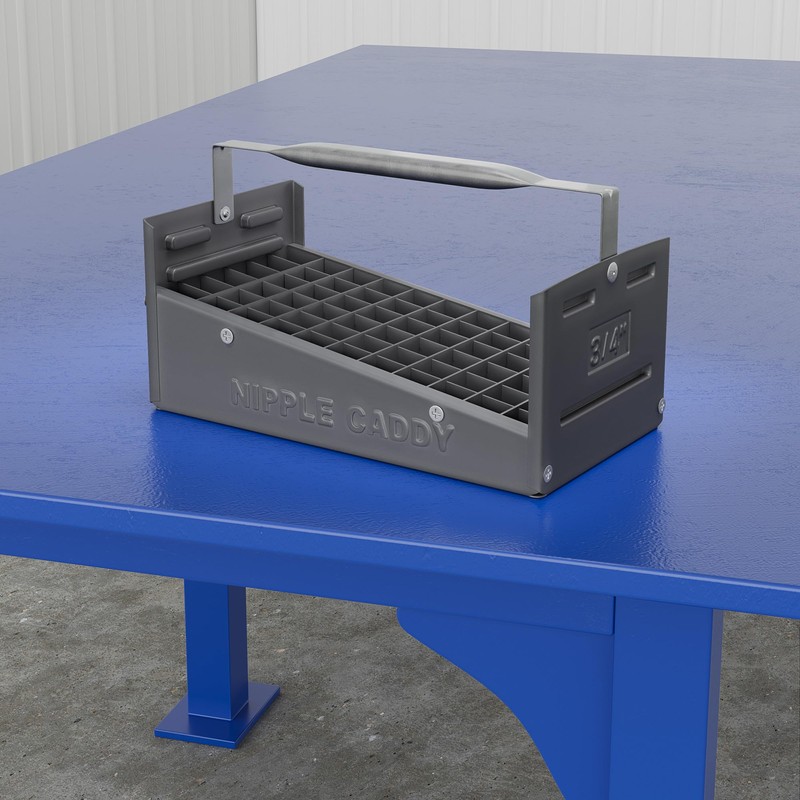 Jones Stephens Plastic Nipple Caddy, 3/4" Size, 66 pc Capacity