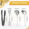 Tanlade 19 Pcs Stainless Steel Serving Utensils Set Flatware Include