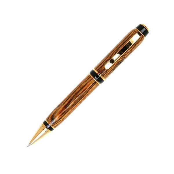 Lanier Pens Cigar Twist Pen - 24kt Gold - Bocote