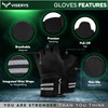 VISERYS Weight Lifting Glove with Wrist Support + Weight Lifting